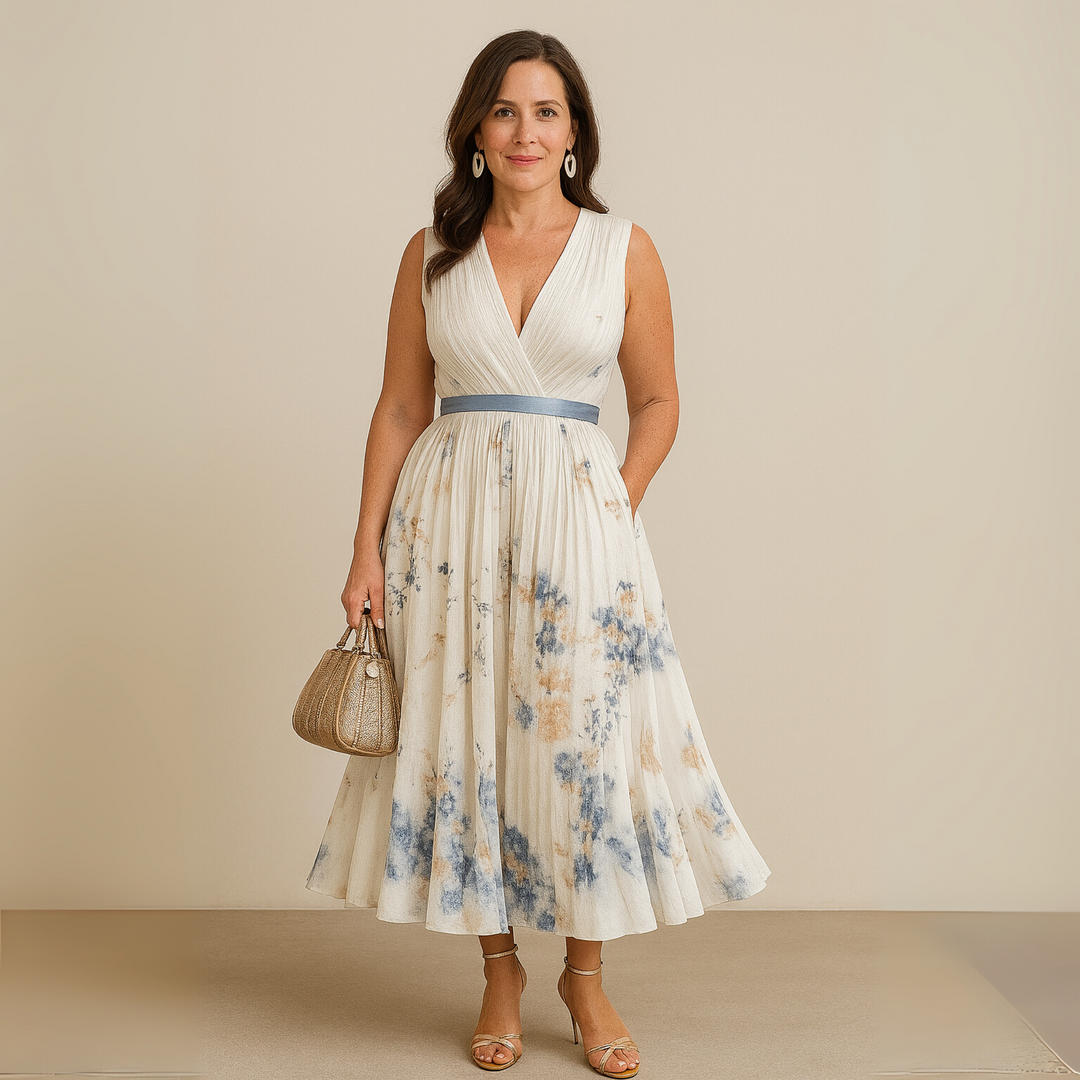 Emma - Women’s Flowy Sleeveless Summer Maxi Dress