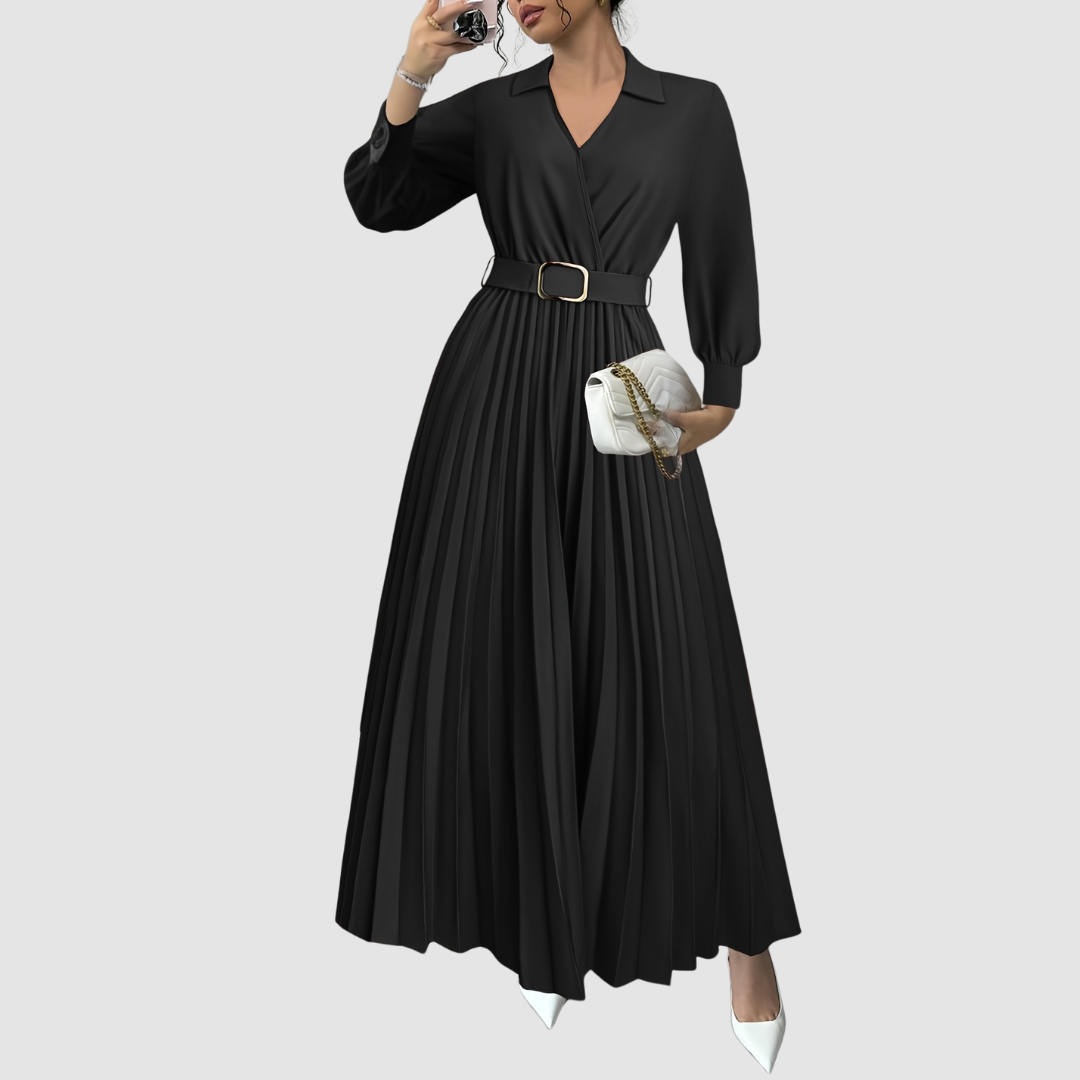 Margot  - Everyday Elegance Plated Dress