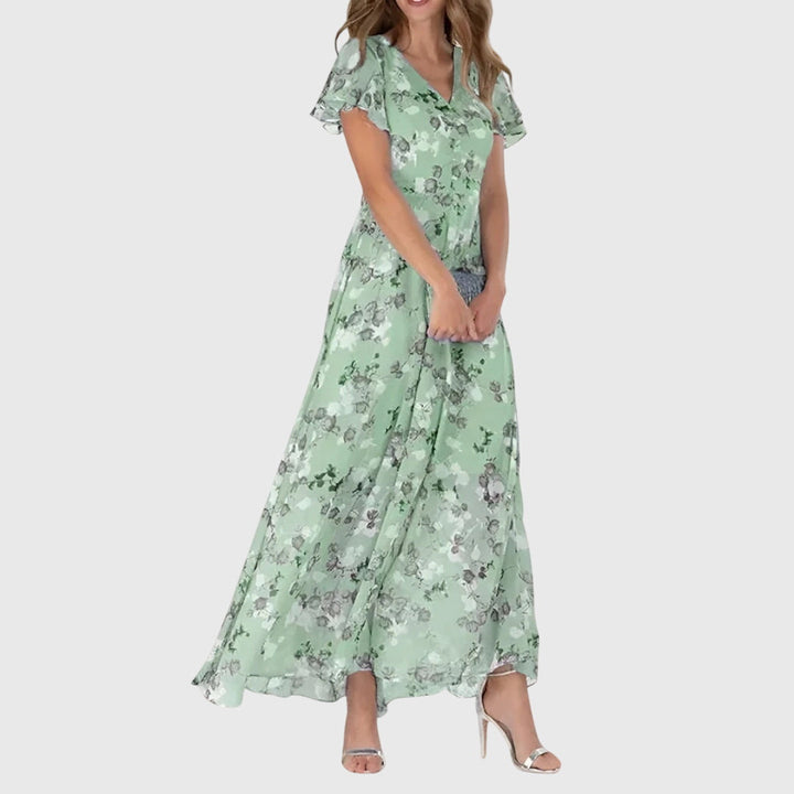 Lola - Figure Flattering Floral Dress