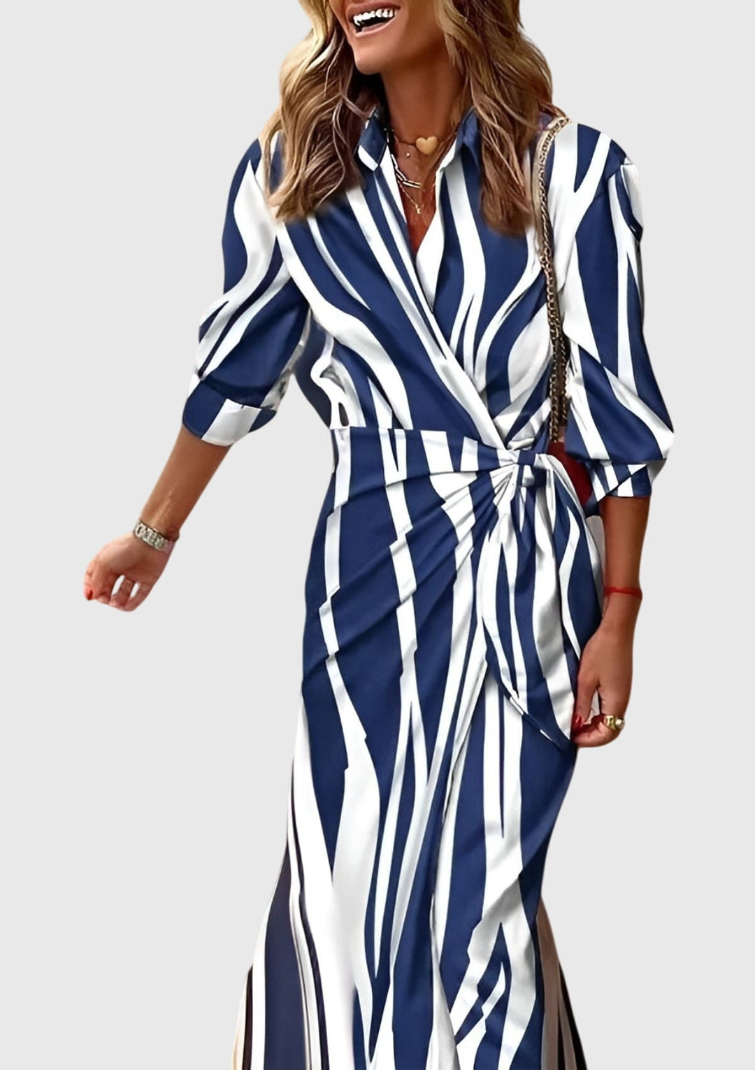 Everly - Elegant Wrap Summer Maxi Dress
