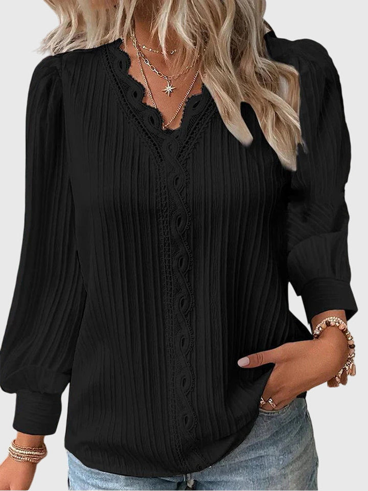 Andrea - Elegant Pullover Spring Blouse