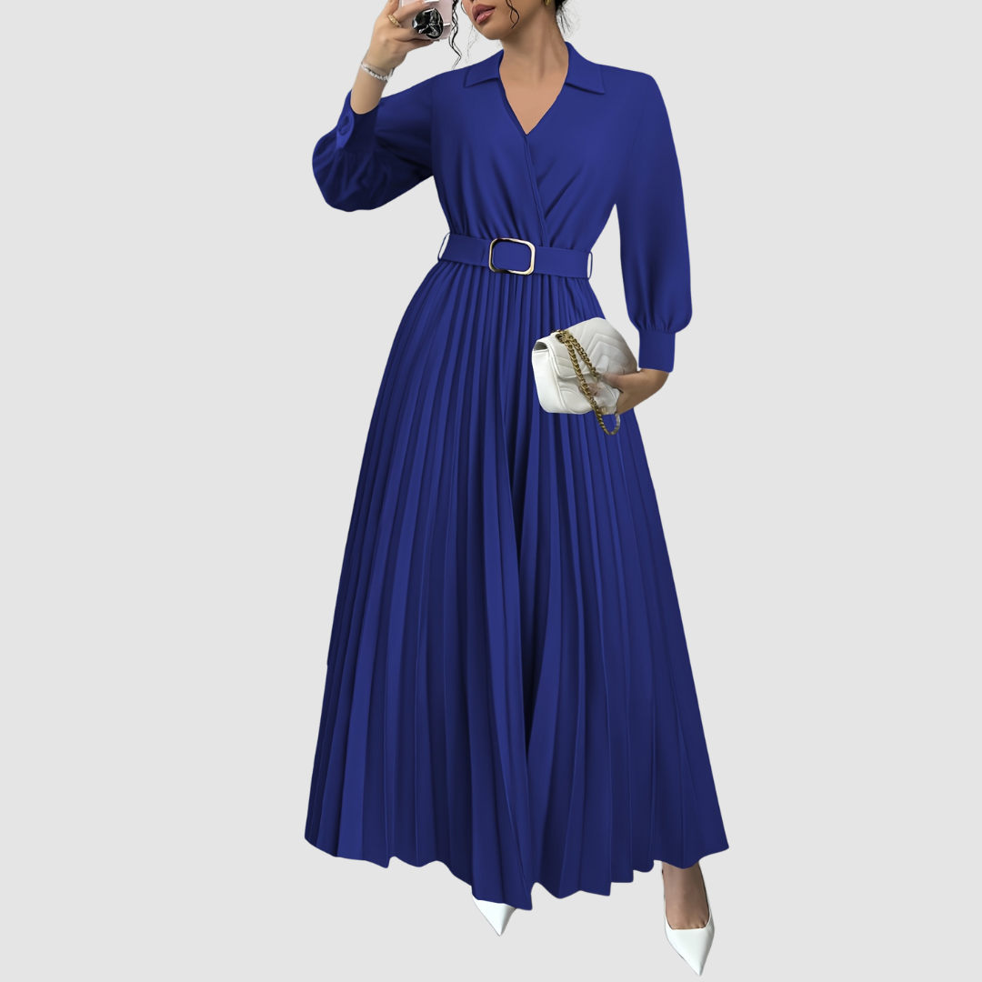 Margot  - Everyday Elegance Plated Dress