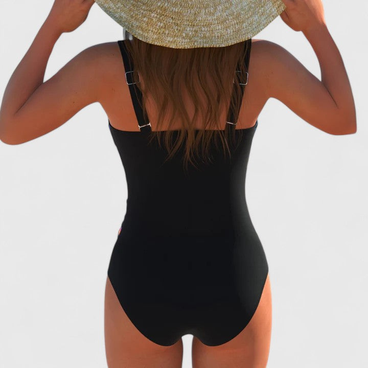 Alice - Modern Printed One-Piece Beach Swimsuit