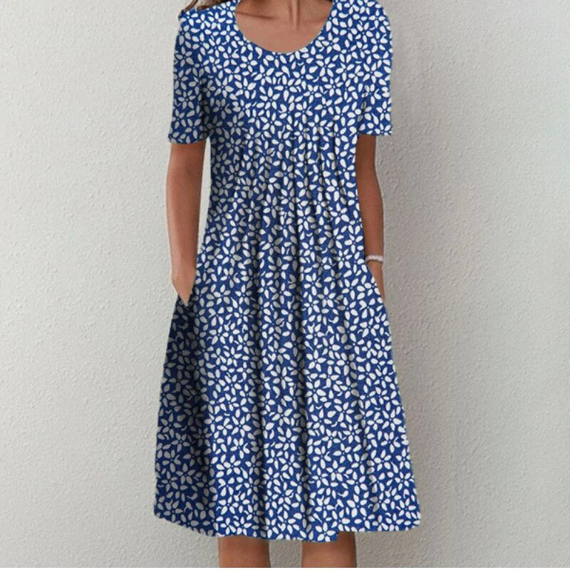 Oly - Elegant Lightweight Floral Dress
