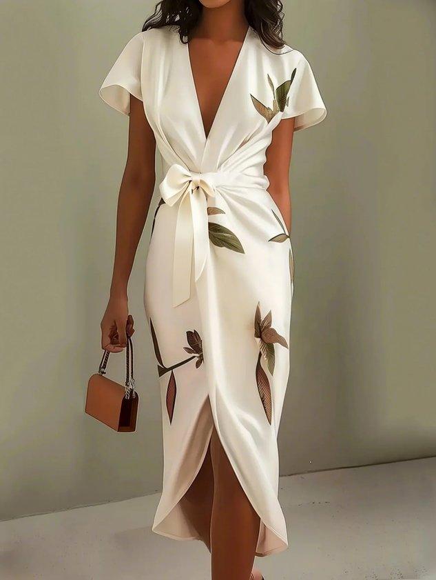 Julia - Stylish Wrap Formal Dress