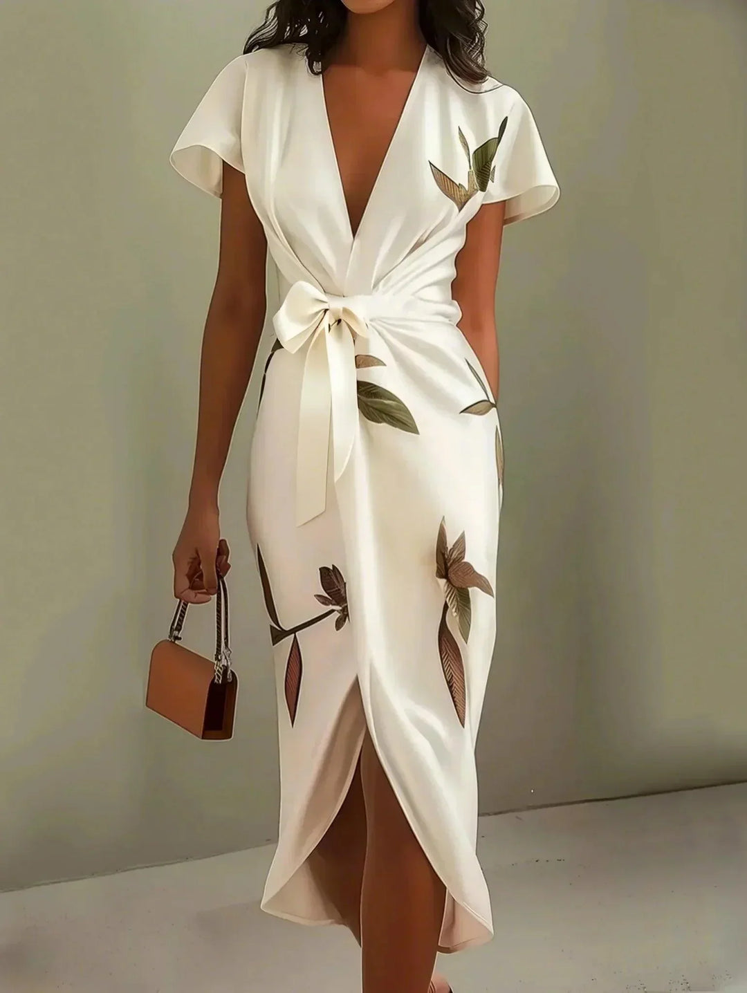 Julia - Stylish Wrap Formal Dress