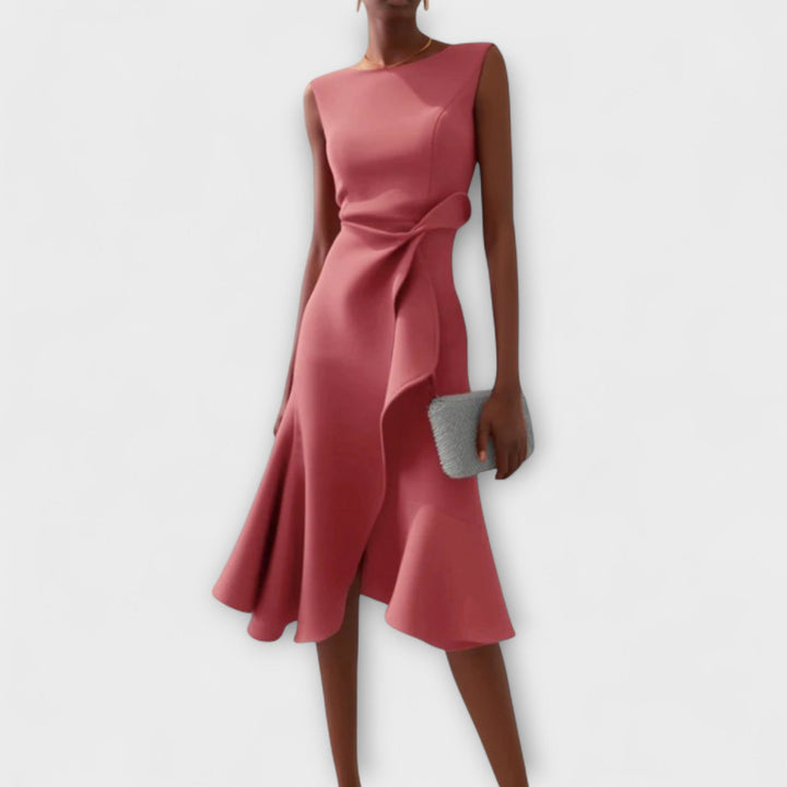 Darlene - Sophisticated Formal Midi Dress