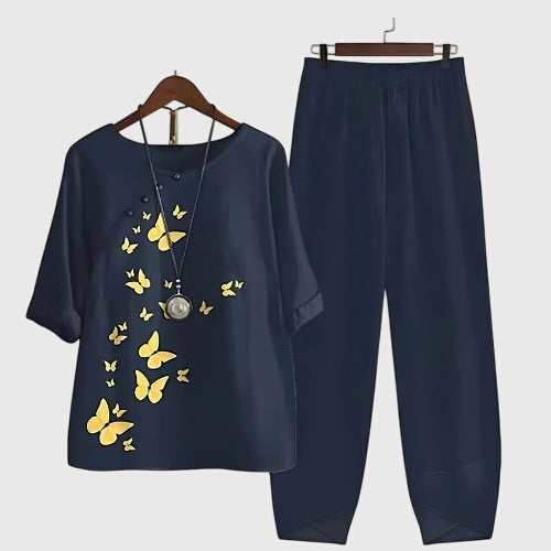 Alessia - Comfortable Two Piece Summer Set