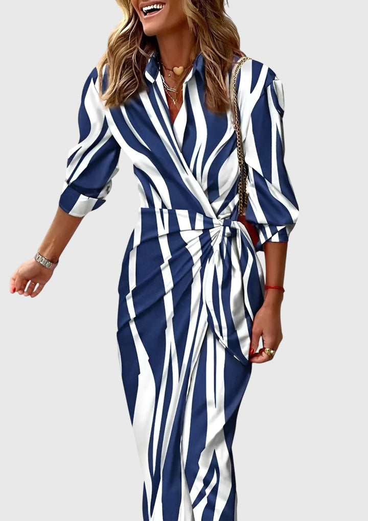 Everly - Elegant Wrap Summer Maxi Dress