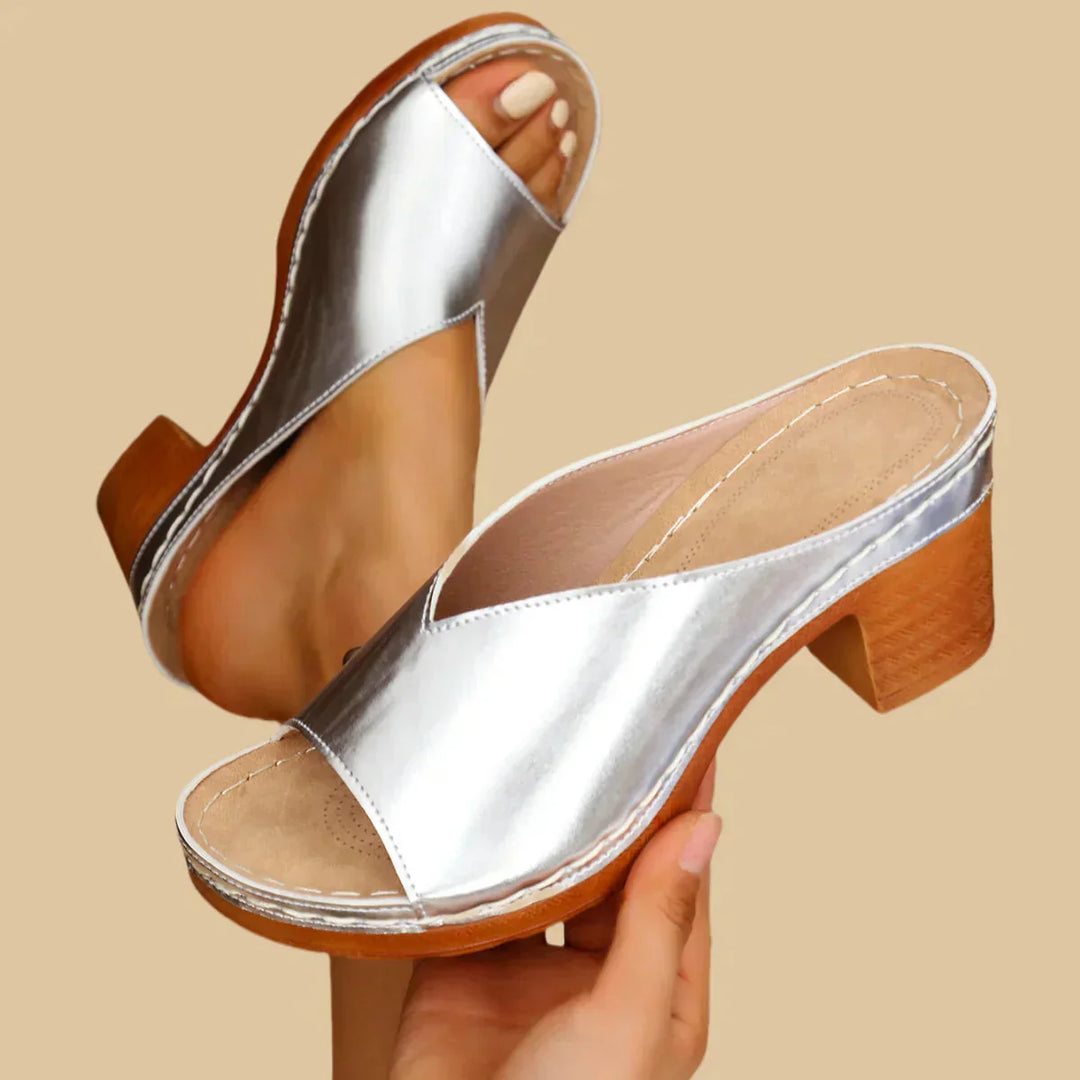 Lisa - Women Sandals with Thick Heels
