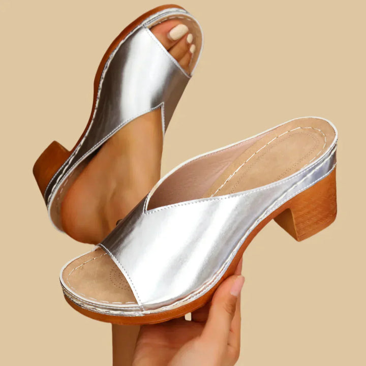 Lisa - Women Sandals with Thick Heels