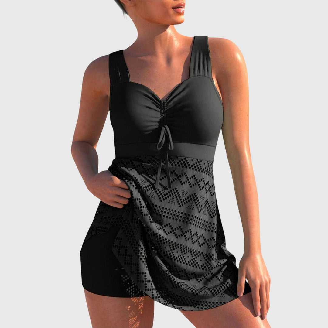 Rose - Women’s Modest Two-Piece Swimsuit Skirt Set