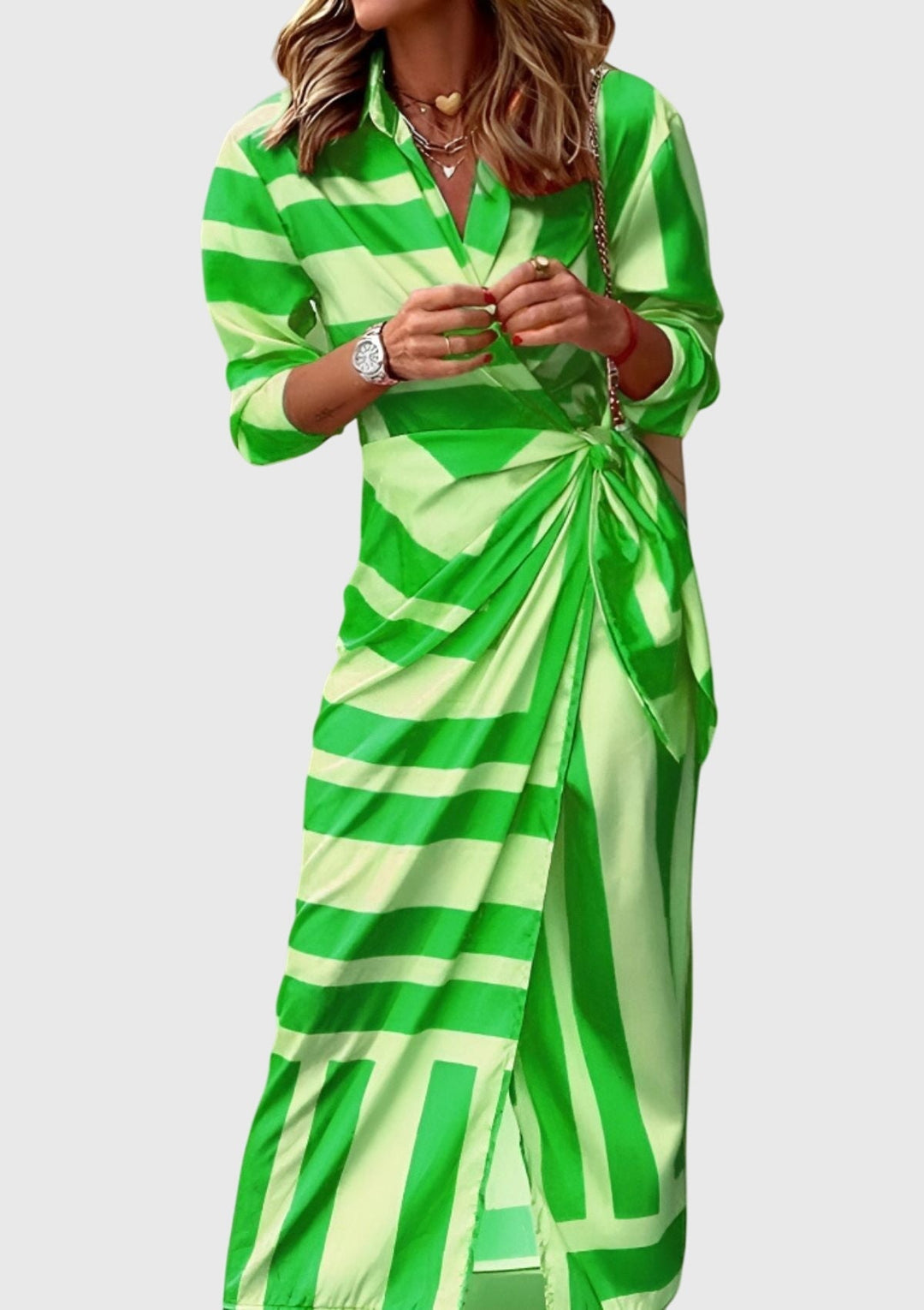 Everly - Elegant Wrap Summer Maxi Dress