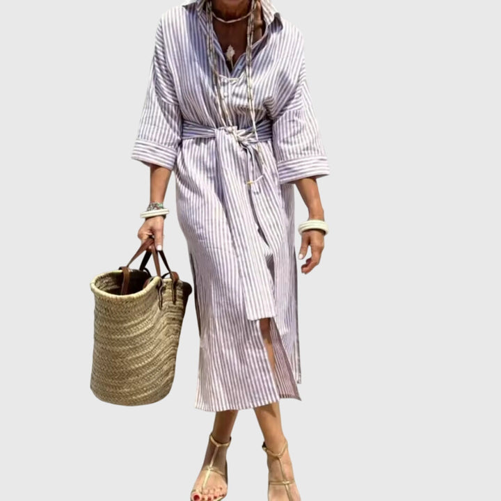 Ellen - Classic Striped Summer Dress