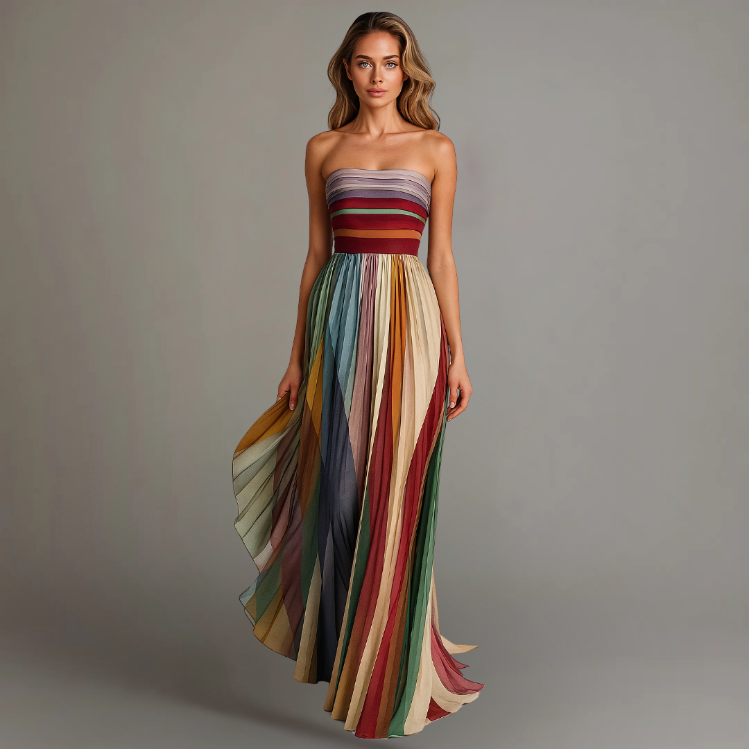 Judith - Women Holiday Glam Maxi Dress