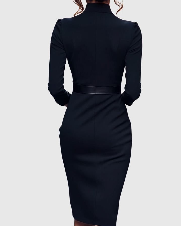 Claribel - Elegant Refined Midi Dress