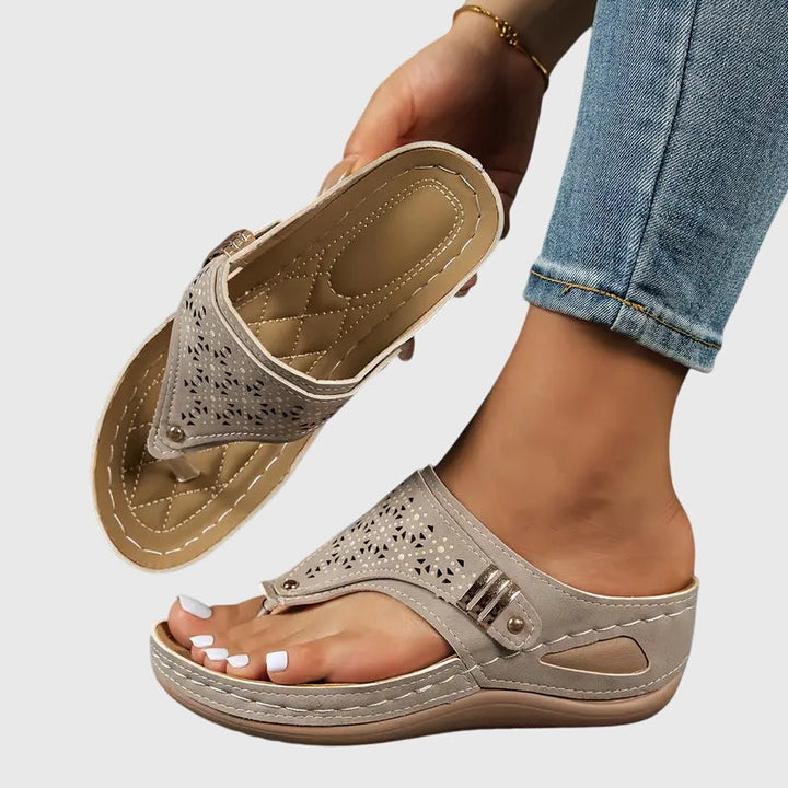 Kaylie - Orthopedic Platform Sandals