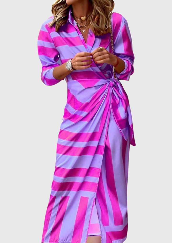 Everly - Elegant Wrap Summer Maxi Dress
