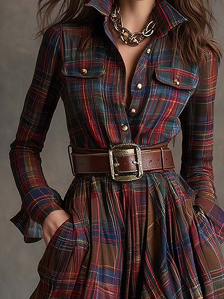 Felicity - Button-Up Maxi Shirt Dress For Women