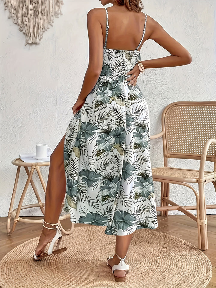 Lora - Elegant Floral Maxi Sundress For Women