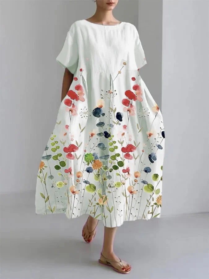 Melissa - Casual Floral Long Dress For Women