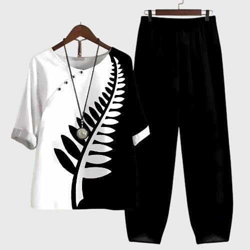 Alessia - Comfortable Two Piece Summer Set