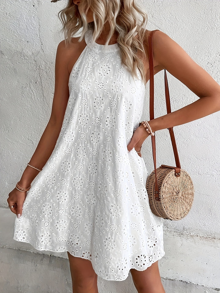 Lara - Summer Elegant Halter Neck Sleeveless Dress