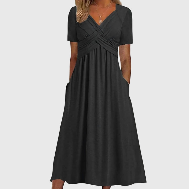 Viola - Women Midi Dress With Tummy Control