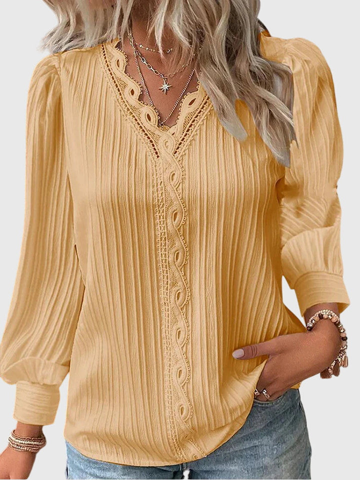 Andrea - Elegant Pullover Spring Blouse