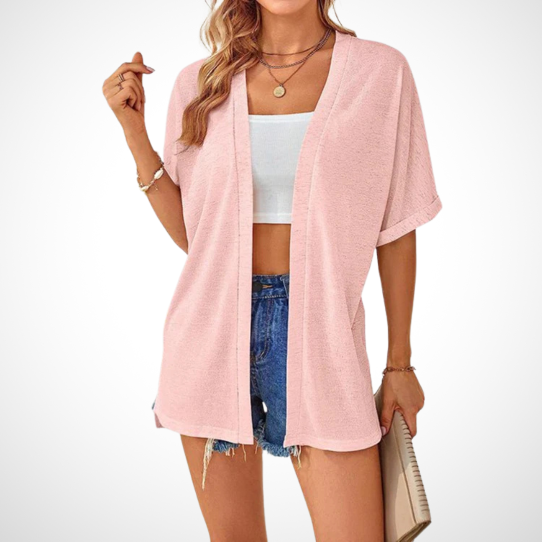 Ruth - Stylish Flowy Short Sleeve Cardigan