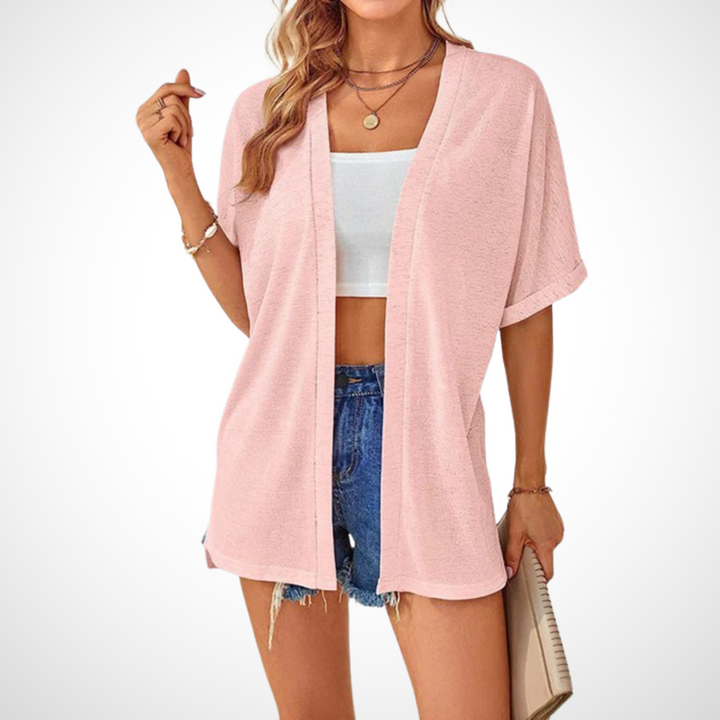 Ruth - Stylish Flowy Short Sleeve Cardigan