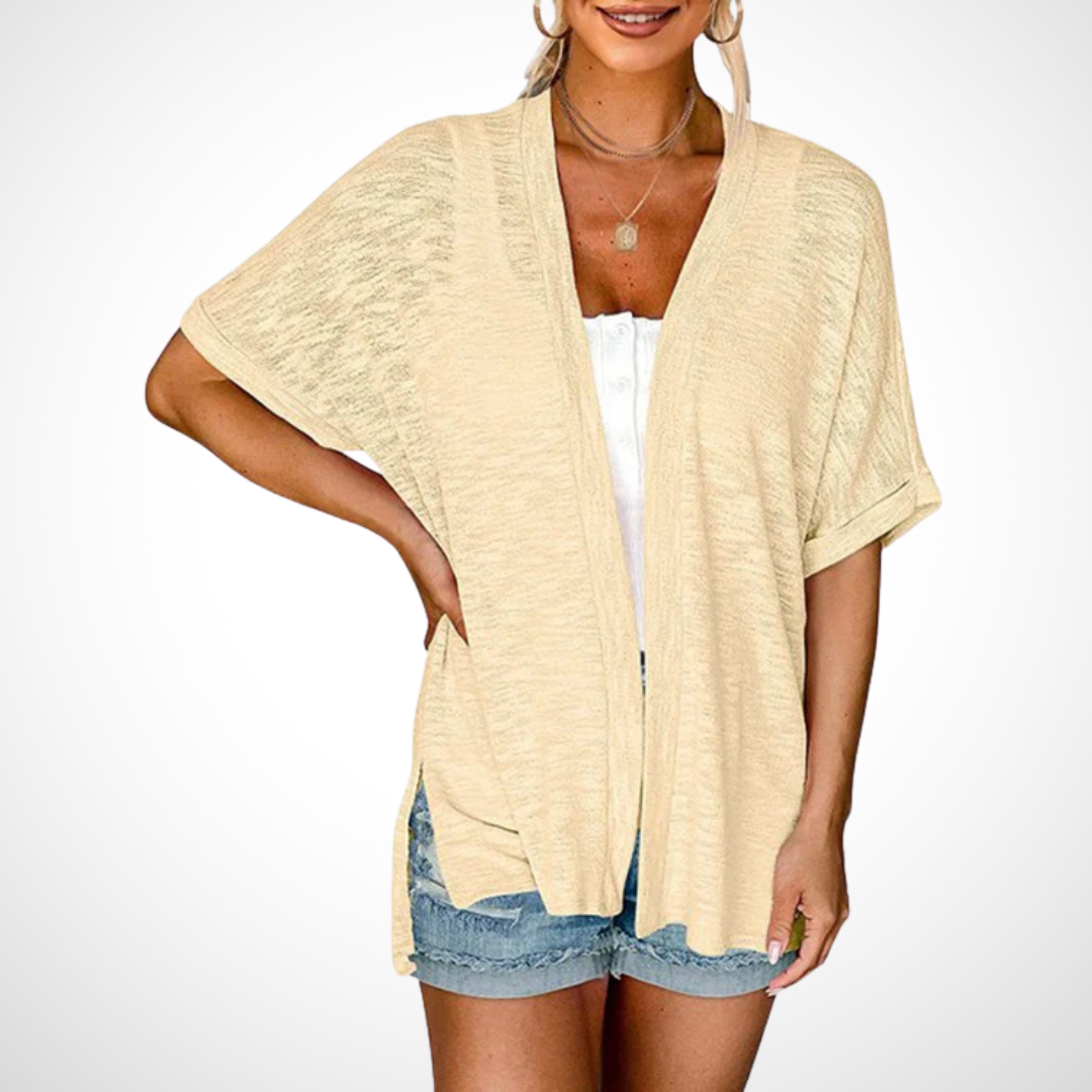 Ruth - Stylish Flowy Short Sleeve Cardigan