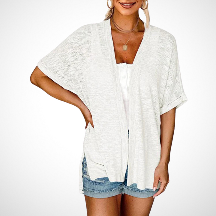 Ruth - Stylish Flowy Short Sleeve Cardigan