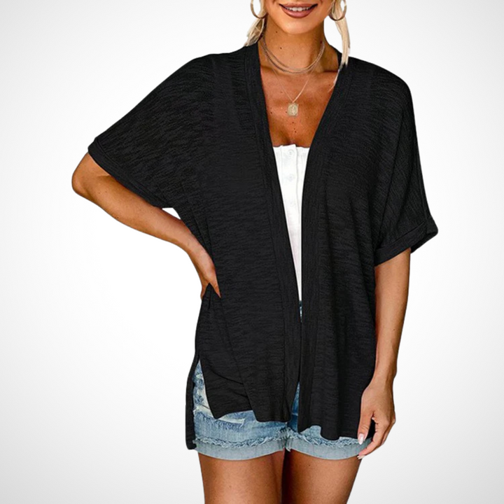 Ruth - Stylish Flowy Short Sleeve Cardigan