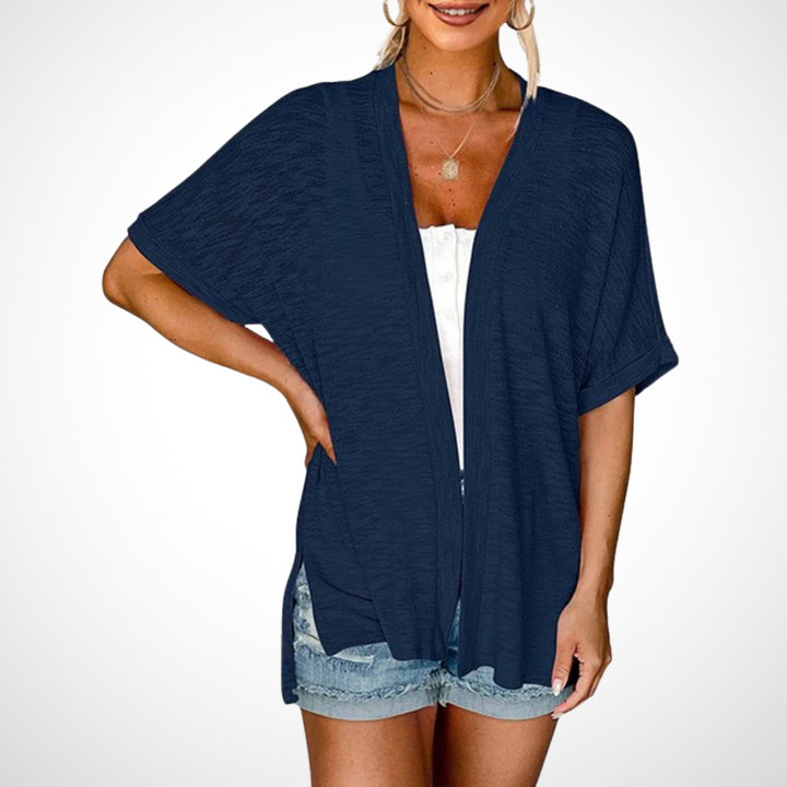 Ruth - Stylish Flowy Short Sleeve Cardigan