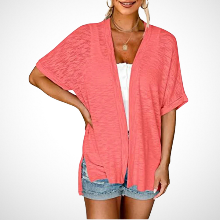 Ruth - Stylish Flowy Short Sleeve Cardigan