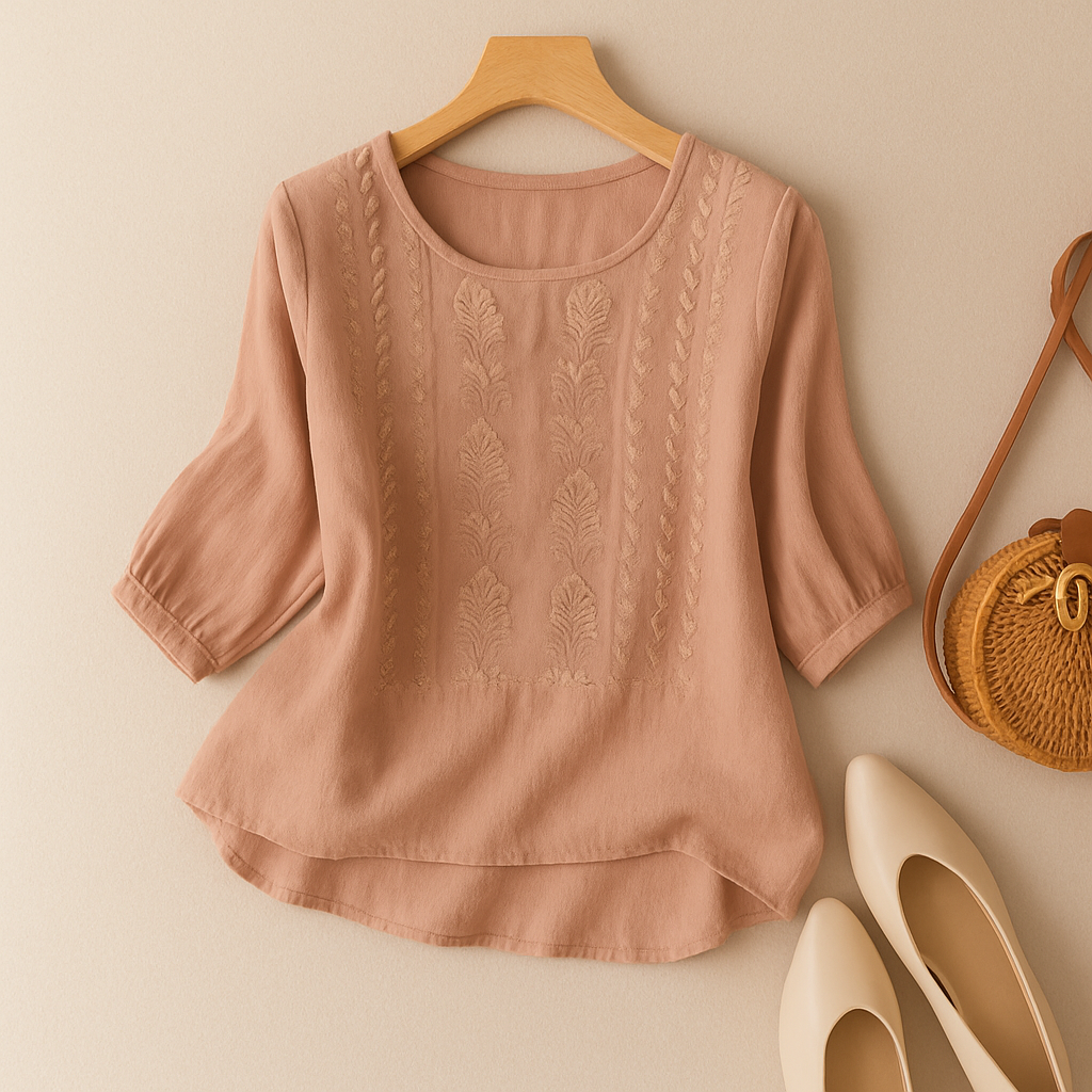 Sonia - Light Floral Relaxed Blouse