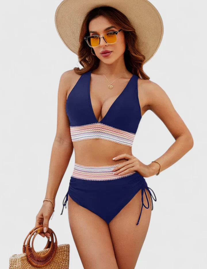 Penelope - Women’s High-Waisted Bikini Swimsuit