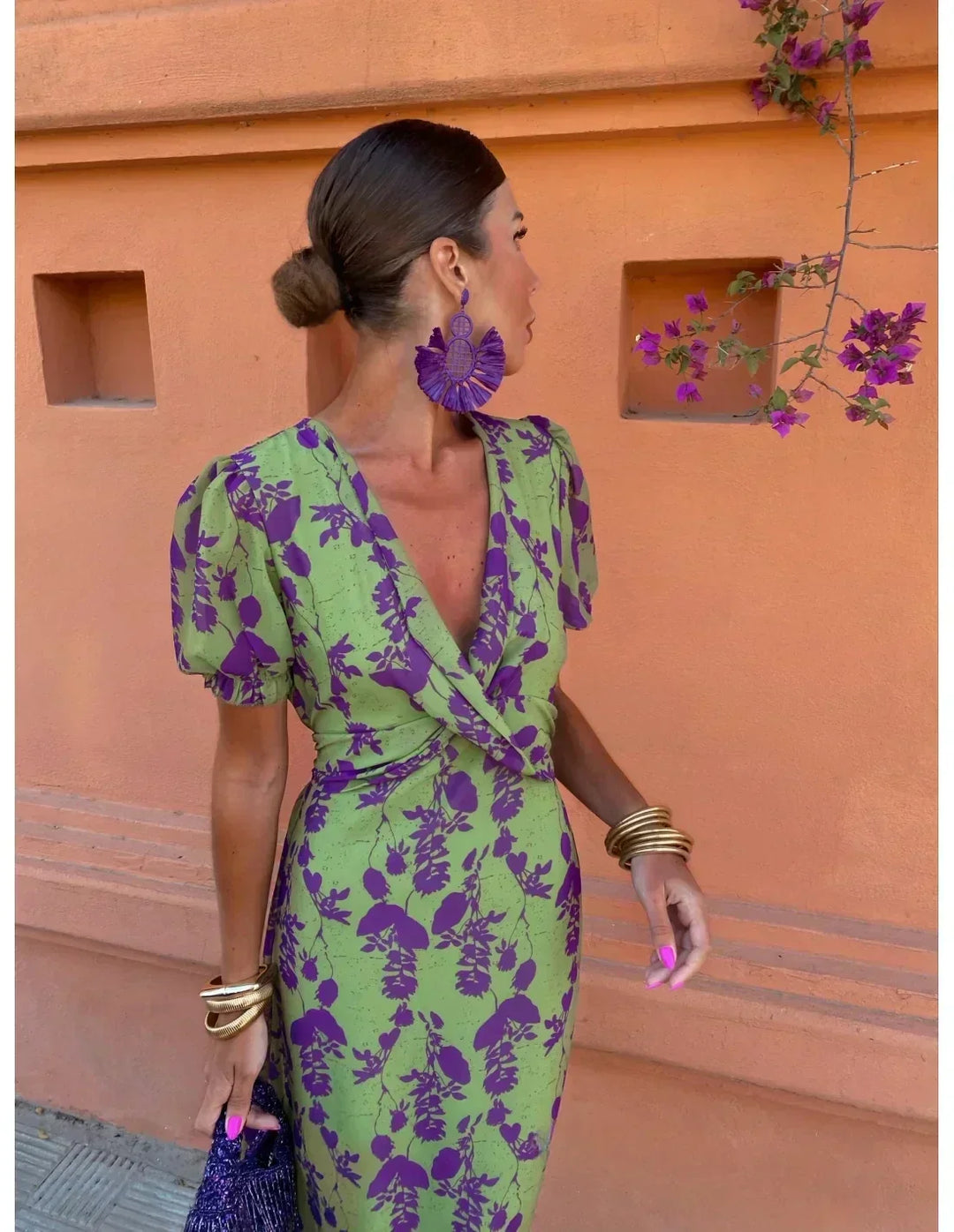 Kiera - Sophisticated Floral Summer Dress