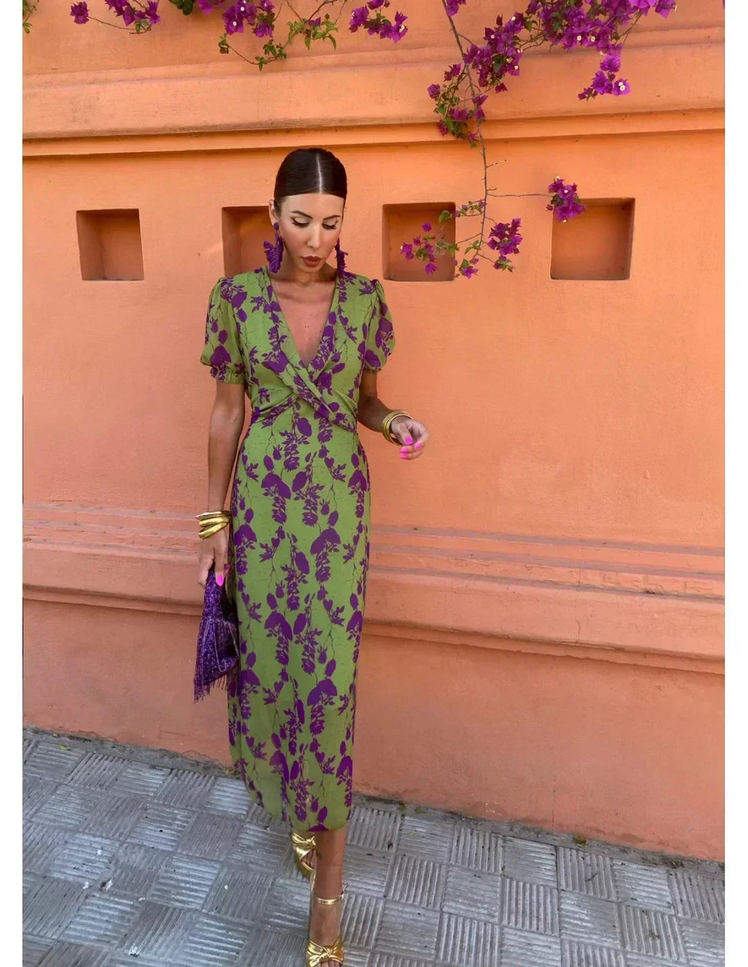 Kiera - Sophisticated Floral Summer Dress