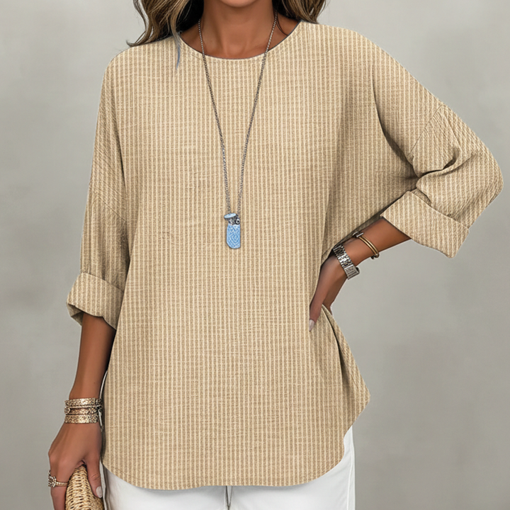 Alice - Striped Summer Casual Blouse
