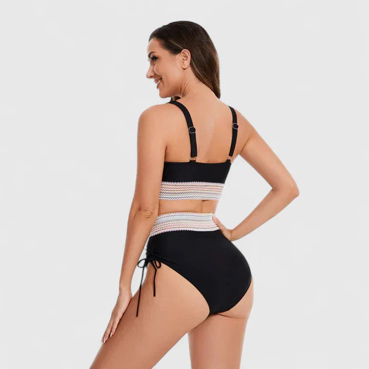Penelope - Women’s High-Waisted Bikini Swimsuit