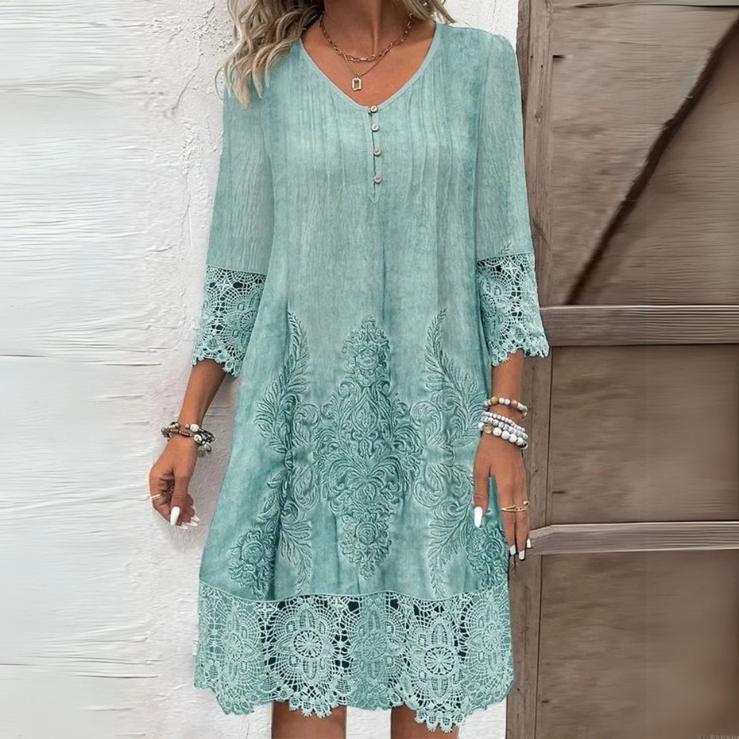 Jenna - Women Floral Summer Midi Dress