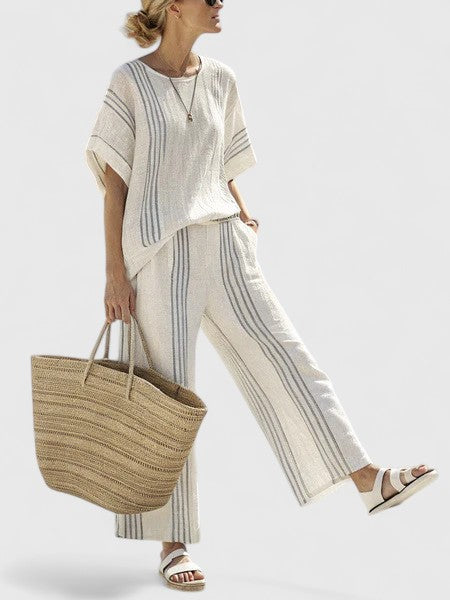 Rosavina - Comfortable Spring Two-Piece Set
