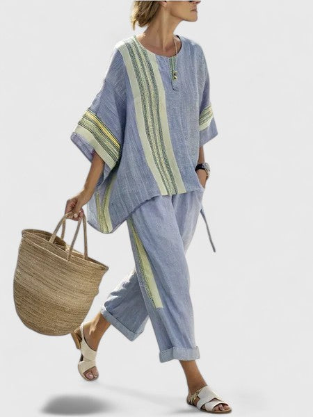 Rosavina - Comfortable Spring Two-Piece Set