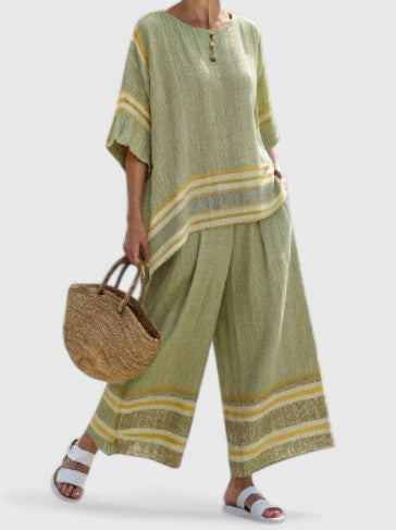 Rosavina - Comfortable Spring Two-Piece Set