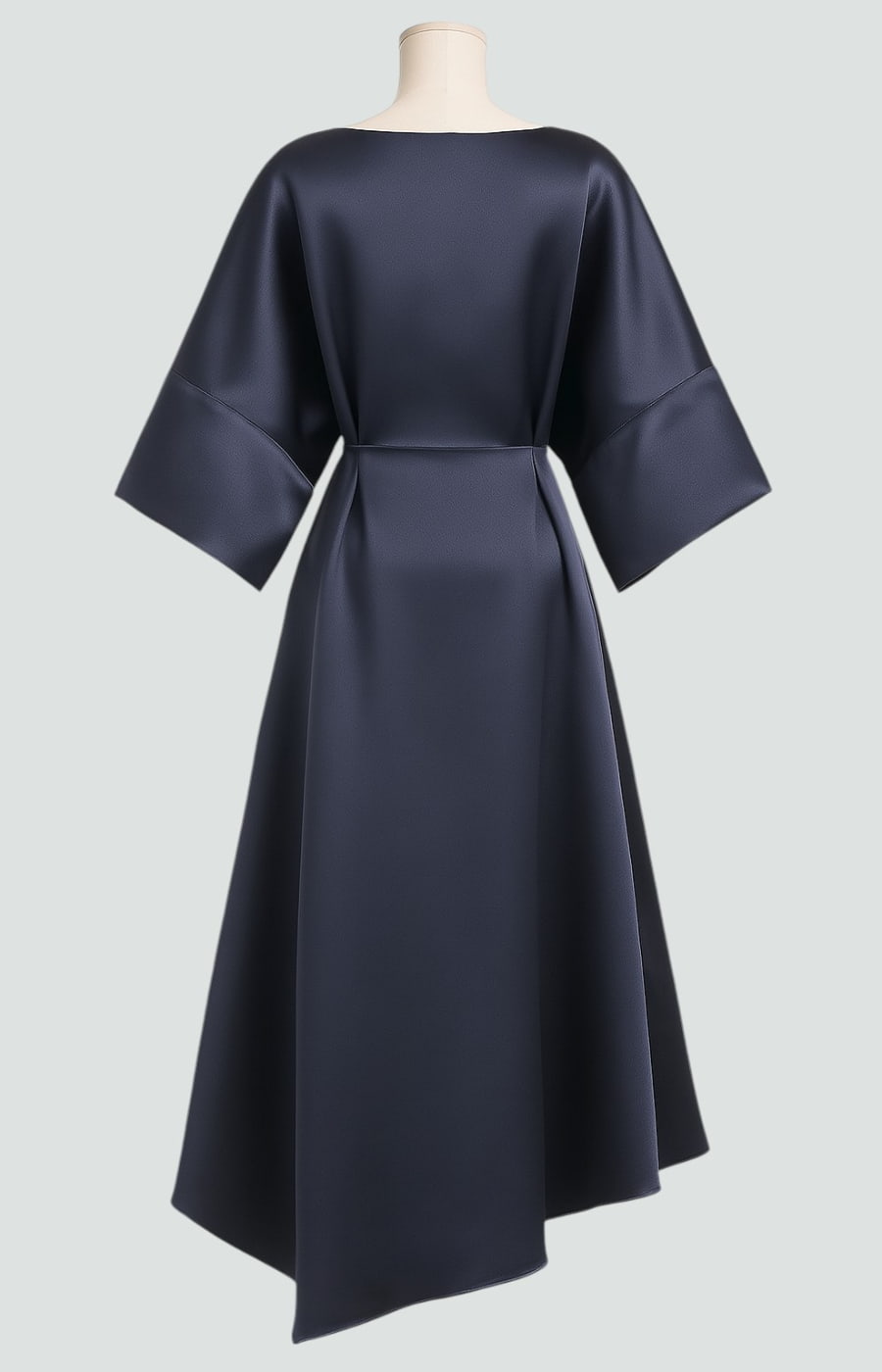 Heather - Elegant Long Dress With Lantern Sleeves