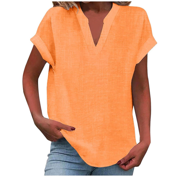 Lexi - Elegant Relaxed V-Neck Blouse