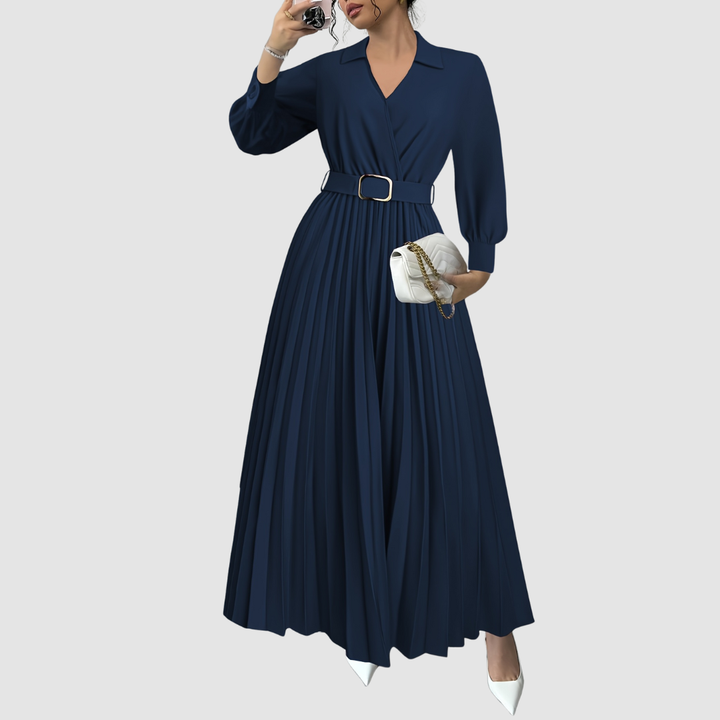 Margot  - Everyday Elegance Plated Dress
