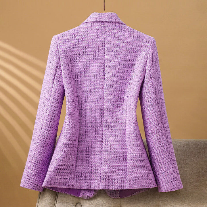 Olivia - Women Boucle Tweed Blazer